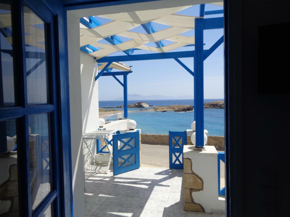 Blue And White Studios & Apartments Lefkos  Exterior photo
